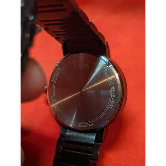 Bulova Men's Black Watch - 98D109